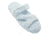 Womens Fluffy Z Slippers, Baby Blue, 5-6