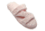 Womens Fluffy Z Slippers, Soft Pink, 7-8