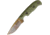 Dawson Knives Deep Notch Fixed Blade OD Fixed Blade Knife, 7.25in Overall, 3.25in Arizona Copper Finish Cpm-3V Carbon Steel Blade, OD Green Sculpted G10, DW63523