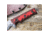 Dawson Knives Mojave 6 Fixed Blade Knife, 11.38in Overall, 6in Hamon Finish Cpm-3V Carbon Steel Blade, Black/Red Sculpted G10 Handle, Serialized, Black Kydex And Brown Leather Sheath, DW03050