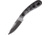Dawson Knives Serengeti 3V Specter Knife, 3.25 Specter finish CPM-3V carbon steel blade, Black and white sculpted G10 handle, DW1119