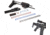 Dead Foot Arms Subcompact Weapon 2.5in Stock for Rifle Caliber AR Platform Rifles Gen 2, Black Anodized, 80030