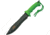Dead Walker Bowie Green Handle Fixed Blade Knife, 8in, Bowie, Green, ABS Handle CN211197GN