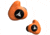 Decibullz Custom Molded Earplugs, Orange, Standard, PLG1-ORG