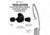 Decibullz Custom Molded Surveillance Earpieces w/Isolation, Black, RTL-RDO-ISO-BLK