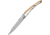 Deejo Linerlock 37g Olive Wood Folding Knife, 3.75 satin finish blade, Olive wood handle, 1CB000001