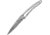Deejo Naked 15g Linerlock Nouveau Folding Knife, 2in Satin Z40C13 SS Blade, Satin SS, 7CN014