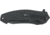 Defcon 5 Alpha Tactical Folding Knife, 4.13in, SS 8Cr13MOV, Stonewashed Blade, Anodized Textured, Aluminum Handle, Black, D5-K001