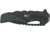 Defcon 5 Delta Tactical Folding Knife, 3.34in, SS 8Cr13MOV, 8Cr Oxide Coated Blade, Aluminim G-10 Handle, Black, D5-K004