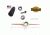 DELTAC Slingshot Muzzle Brake For Mosin Nagant w/Complete Threading Kit Combo,Black, PKG113