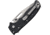 Demko AD 20.5 Shark-Lock AUS-10A Folding Knife, 4in Closed, 3in Stonewash AUS-10A Clip Point Blade, Dark Gray Textured Grivory Handle, AD20F2102