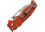 Demko AD 20.5 Shark-Lock D2 Steel Folding Knife, 4.38in Closed, 3.25in Stonewash D2 Tool Steel Clip Point Blade, Orange Checkered G10 Handle, AD20.5F16