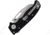 Demko AD 20.5 Shark-Lock S35VN Folding Knife, 4in Closed, 3in Stonewash S35VN Stainless Shark Foot Blade, Black G10 Handle, 20.5 S35VN SHK BLK