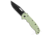 Demko Knives Demko Knives AD20.5 Clip Point Shark-Lock Knife Exclusive Jade Grivory 3" DLC, Jade, AUS-10A, adult, BHQ-141463