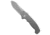 Demko Knives Demko Knives AD20 Butcher Spey Point Shark-Lock Knife Smooth Ti3.75" Stonewash, Gray, CPM MagnaCut, adult, BHQ-235788