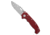 Demko Knives Demko Knives AD20I Slim Clip Point Shark-Lock Knife Red G-10 3.6" Stonewash, Red, Nitro-X7, adult, BHQ-235770