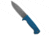 Demko Knives Demko Knives Freereign MagnaCut Clip Point Knife Rubber Blue 5" SW, Blue, CPM MagnaCut, adult, BHQ-193688