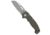 Demko Knives Demko Knives MG AD20 Shark Foot Shark-Lock Knife OD Green G-10 3.4" Stonewash, OD Green, CPM 3V, adult, BHQ-218863