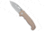 Demko Knives Demko Knives MG AD20S Slicer Shark Knife -Tan G-10, Tan, CPM M4, adult, BHQ-178369