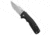 Demko Knives Demko Shark Cub Clip Point GFN Handle 2.75" Stonewash AUS-10A, Black, AUS-10A, adult, BHQ-209625
