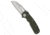 Demko Knives Demko Shark Cub Shark Foot Shark Lock OD Green G-10 2.75" SW 20CV*DISCOUNT*, OD Green, CPM 20CV, adult, BHQ-228281