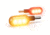 Denali Electronics T3 Switchback M8 Led Turn Signals, Rear, Black, One Size, led-turn-ignal-r