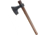 Denix Bearded Battle Hatchet Fixed Blade Knife, Brown, Wood Handle DX310F