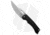 Dervish Knives Navajo EDC Midtech Folding Knife, 4.25in, CPM MagnaCut, Drop Point Blade, G-10, Black Handle, Black/Gray, 9.375 inch, BHQ-202909