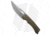 Dervish Knives Navajo EDC Midtech Folding Knife, 4.25in, CPM MagnaCut, Drop Point Blade, G-10, OD Green Handle, OD Green/Gray, 9.375 inch, BHQ-202912