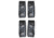 DeSantis Black - Plain - Belt Keepers (Pack of 144) - Hidden Snap U01BJG2Z5