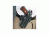 DeSantis Cocked &amp; Locked Thumb Break Scabbard Belt Holster, 1911 5in w/ Crimson Trace CRM201, Right Hand, Plain, Black, 1CLBAW6Z0