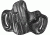 DeSantis Mini Slide Leather Belt Holsters, H&amp;K USP CPT 9/40, P2000, P2000SK, Left Hand, Plain, Black, 086BBF3Z0