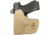 DeSantis Suede Nemesis Holster, Ambidextrous, Glock 43, 43X, 43X Mos With Or Without Red Dot Sight, Natural, Ambidextrous, 226NJ3TZ0