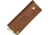 Deva Blade Leather Sheath, Brown Leather Construction, Designed To Fit Deva Blade Scanda Folder And Other 4.75in Folding Knife, Ball Chain Lanyard, DEV04