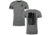 Devil Dog Concepts Black Merica Flag T-Shirt - Mens, Heathered Gray, Extra Large, DDCA-BMF-HGXL