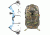 Diamond Prism Bow Package, Blue 18-30 in. 5-55 lbs. LH, A12707 W/ Vanguard Xl Hunting Backpack-Realtree Camo