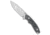Dirty Bird Knives Chingaso Fixed Blade Knife, 4.06in, CPM 154, Drop Point Blade, Micarta, Black Handle, Satin, Black/Gray, 8.25 inch, BHQ-173589