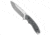 Dirty Bird Knives Chingaso Fixed Blade Knife, 4.06in, CPM 154, Drop Point Blade, Micarta, Black Handle, Stonewash, Black/Gray, 8.25 inch, BHQ-173590