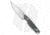 Dirty Bird Knives Fox MODIII Fixed Blade Knife, 3.50in, CPM 154 Steel, Tanto Blade, Micarta Black Handle, Satin, Steel/Black, 8.00in, BHQ-173592