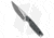 Dirty Bird Knives Fox MODIII Fixed Blade Knife, 3.50in, CPM 154 Steel, Tanto Blade, Micarta Black Handle, Stonewash, Steel/Black, 8.00in, BHQ-173591