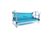 Disc-O-Bed Kid-O-Bunk Portable Cot System, Youth, Teal, 31105B