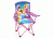 Disney Princess Armchair, Purple, Pink, 13In X 23In X 12In, DKC-10120PRN