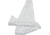 Displays Small Easel Knife Display, Clear Acrylic Construction, Stands 1 1/2in Tall, Made To Display One Small Folding Or Fixed Blade Knife, Package Of 12, CAB2