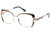 Diva 5394 Eyeglasses - Brown-Gold Frame w/ Clear Lenses 5394-820