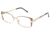 Diva 5458 Single Vision Prescription Eyeglasses, Brown/Gold Frame, DI5458272SV