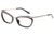 Diva 5472 Single Vision Prescription Eyeglasses, Black/Gold Frame, DI54722SV