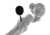 DJI Innovations Osmo DJI FM-15 Flexi Microphone Camera Mount, Part 44, Black CP.ZM.000321