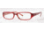 DKNY Eyeglass Frames Bifocal DY4550-3019-5216 with Lined Bi-Focal Rx Prescription Lenses 52 mm Lense Diameter / Top Red On Transparent Frame