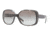 DKNY DY4101 Sunglasses 358711-6215 - Black Gray Frame, Gray Gradient Lenses