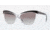 DKNY DY4116 Sunglasses 313111-56 - Top Black On Transparent Frame, Grey Gradient Lenses
